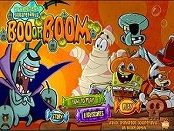 SpongeBob Halloween Tile Puzzle