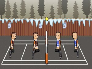 Playful Tennis Physics Match